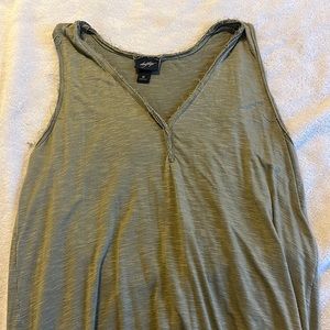 Olive green tank top
